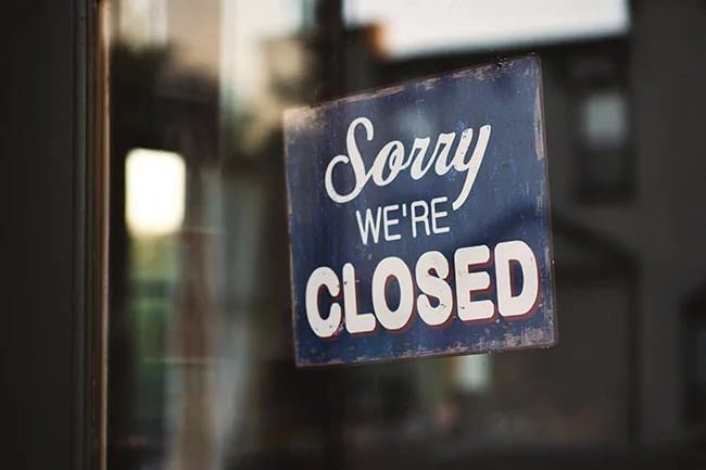 sorry we are closed 1171386