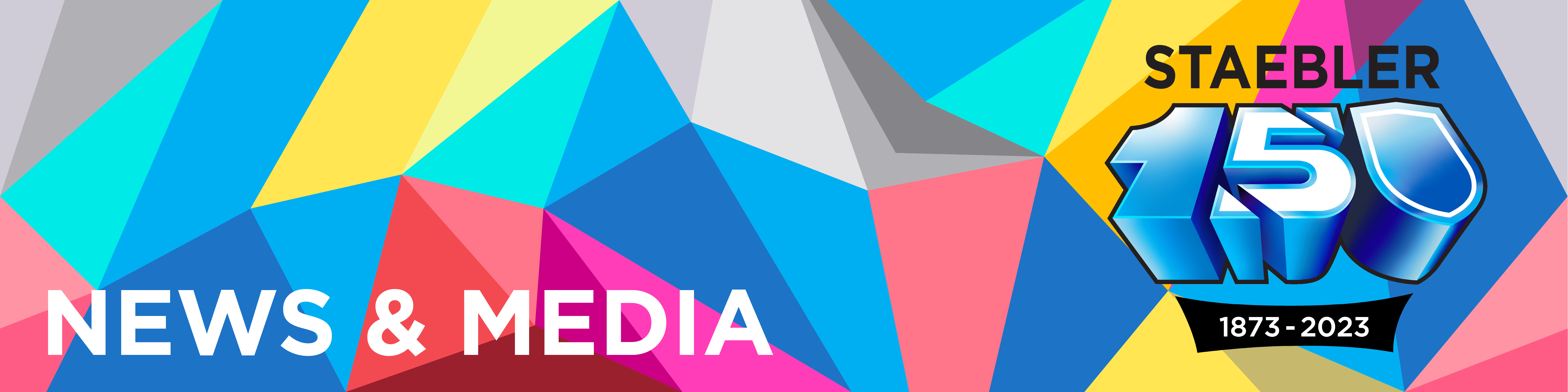 Web Header_News-Media "News & Media" with Staebler 150 graphic