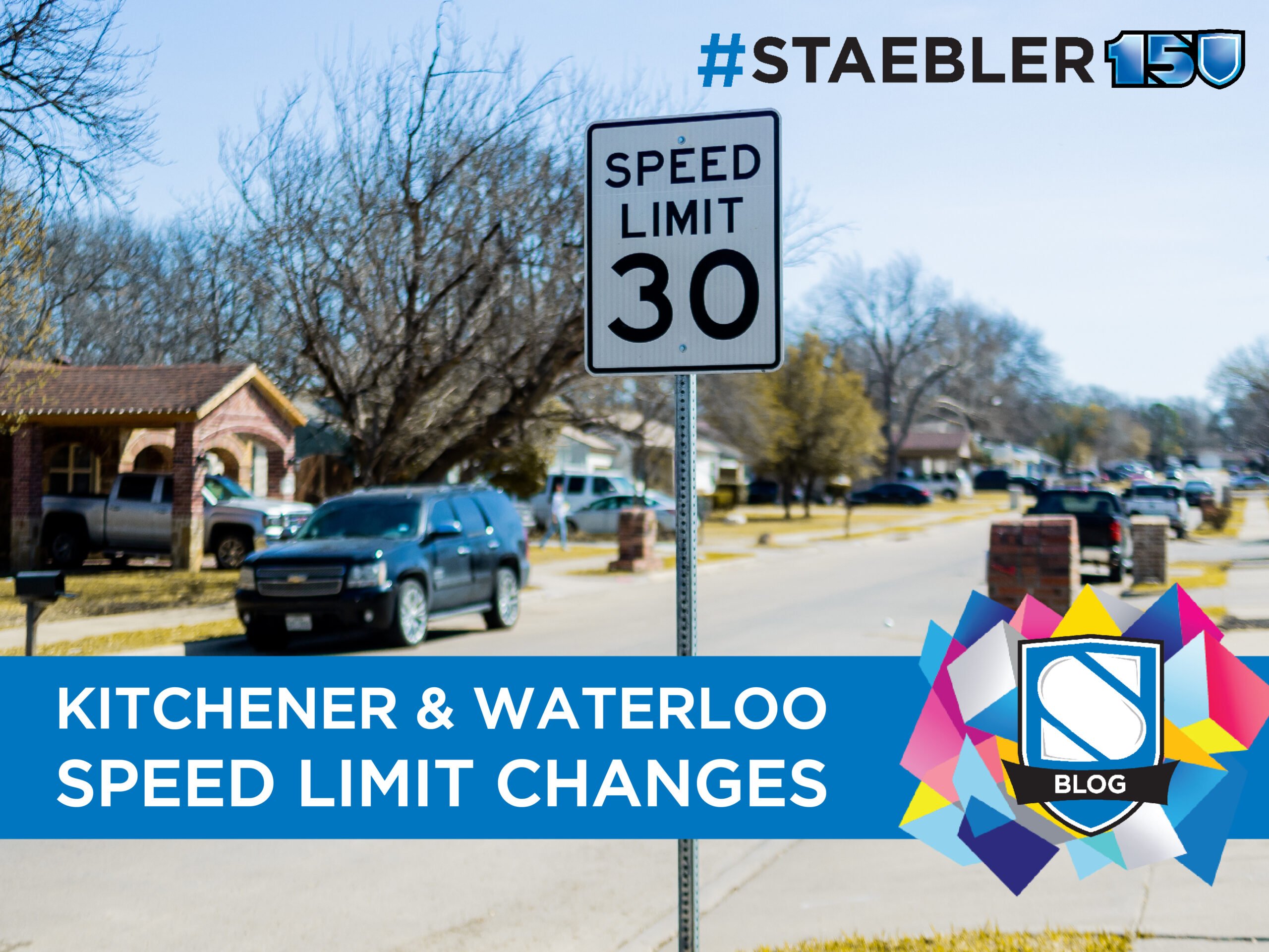 What are the New Speed Limits for Kitchener and Waterloo Streets?