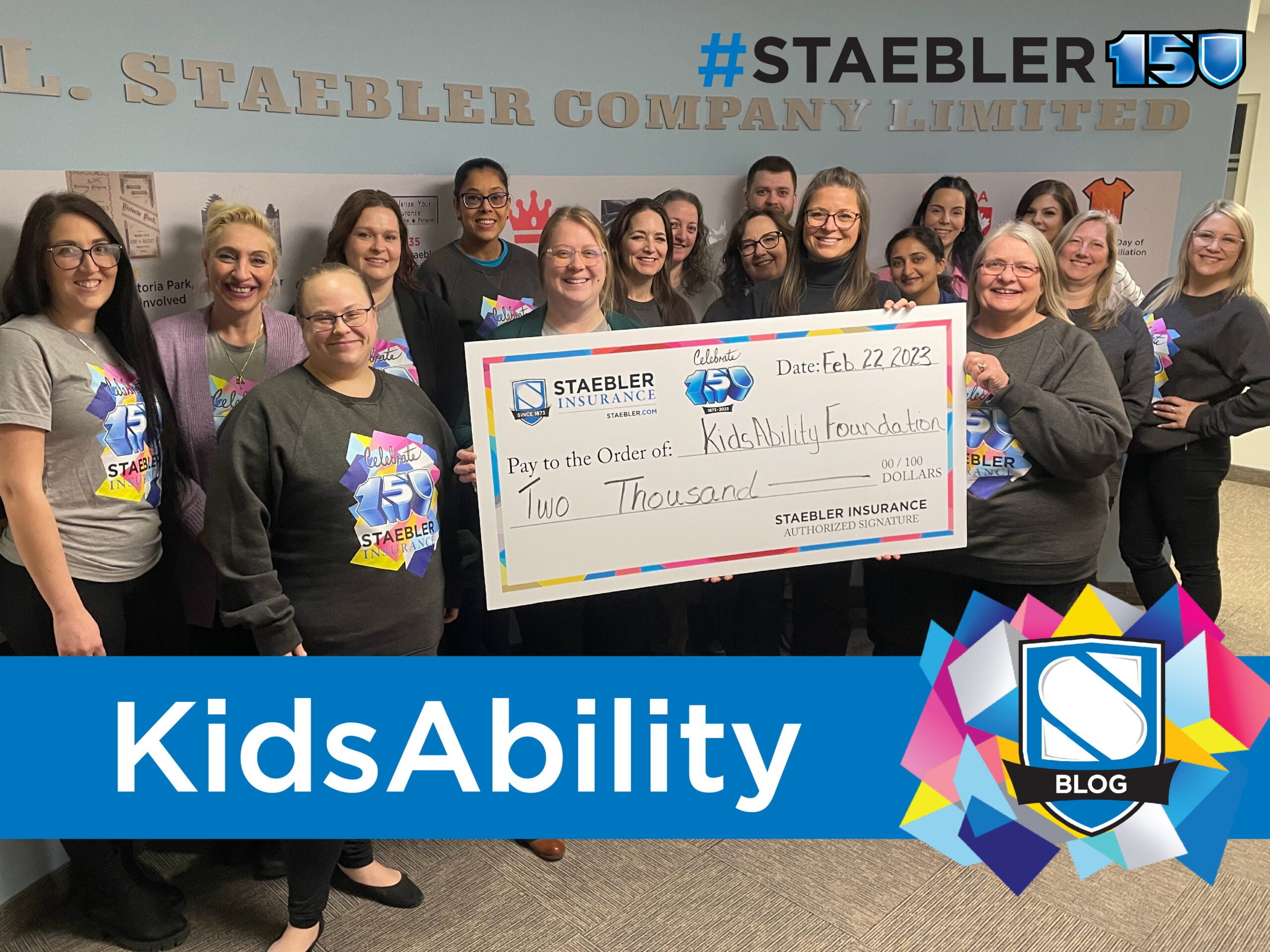 Staebler Supports KidsAbility’s Superhero Challenge
