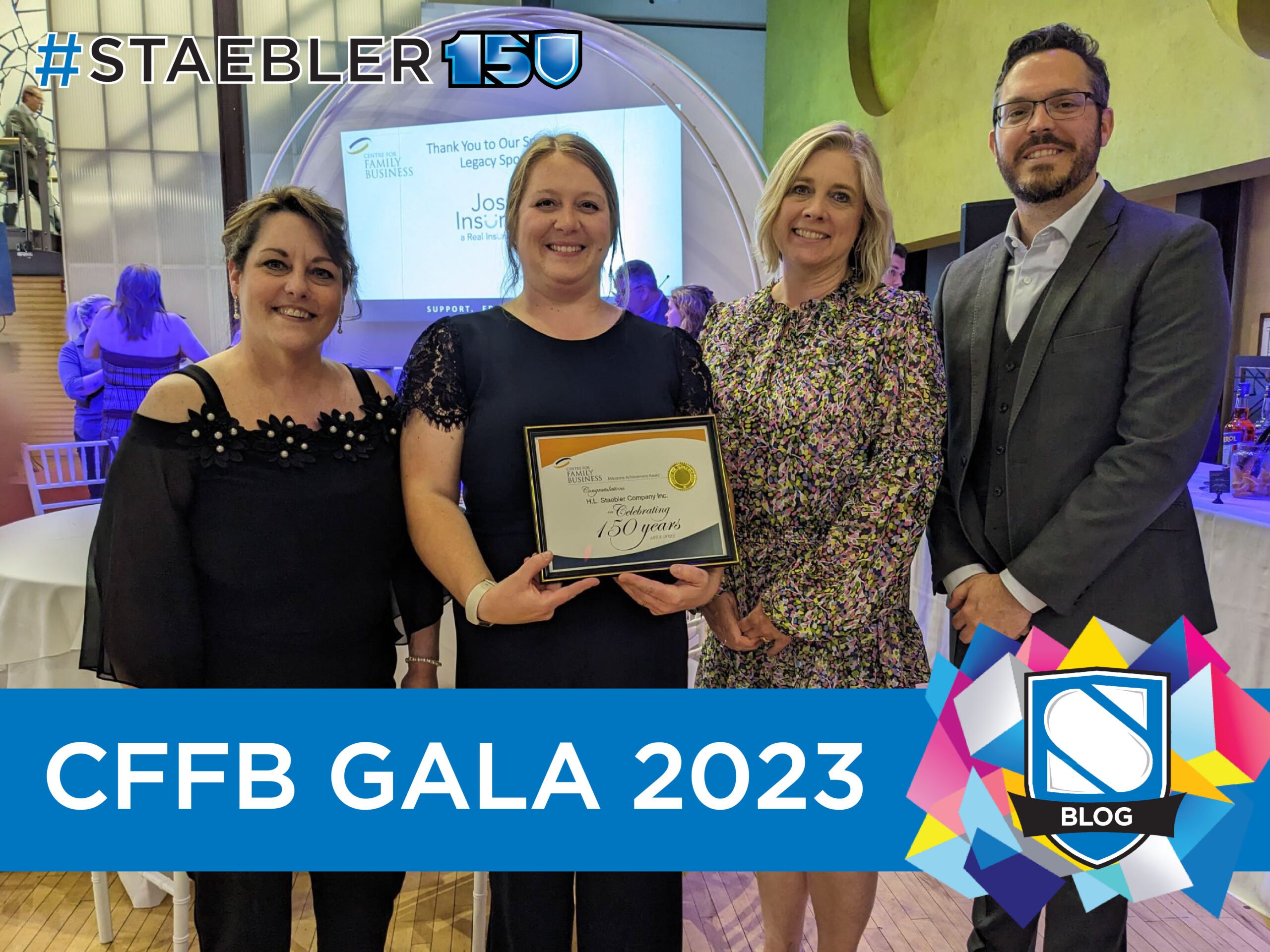 Staebler Insurance Honoured at CFFB Gala