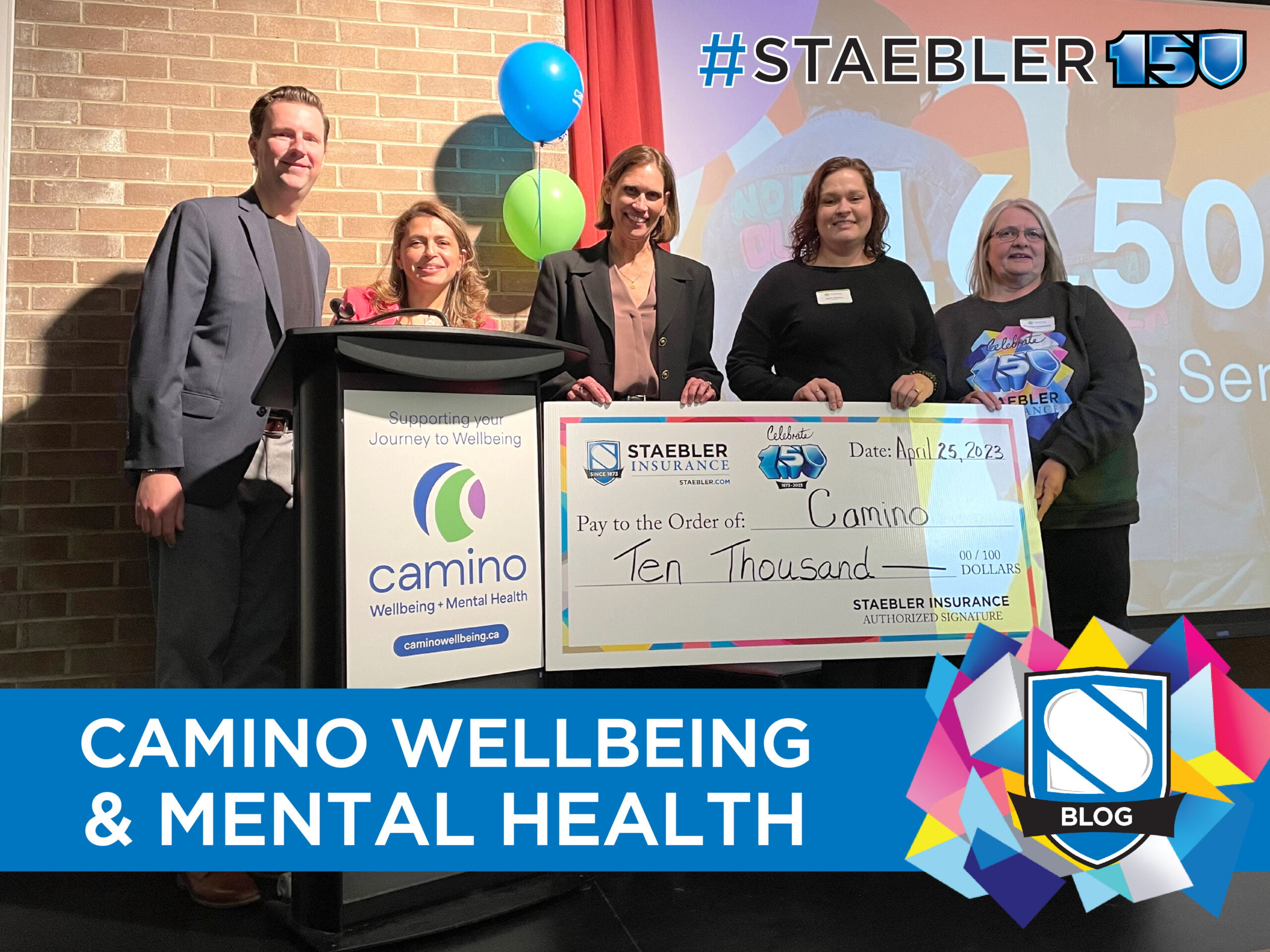 Staebler Insurance Supports Camino Wellbeing Mental Health