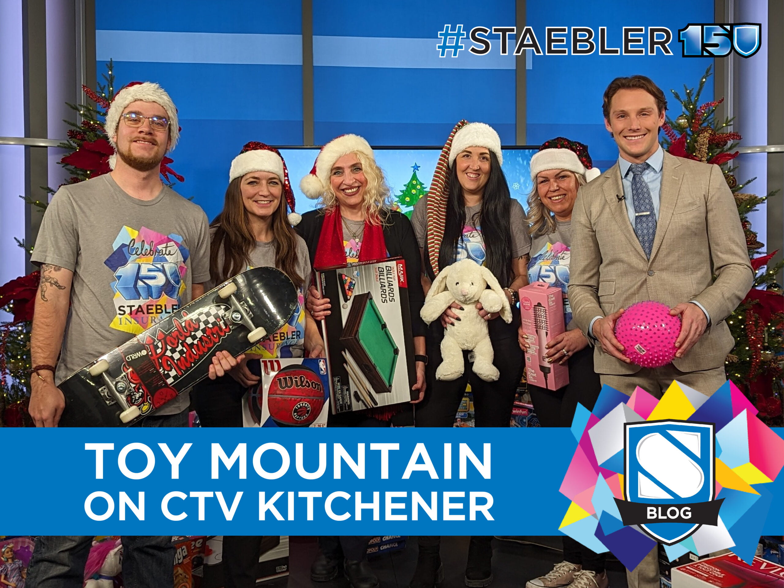 WATCH: Staebler’s Donation to Toy Mountain on CTV Kitchener