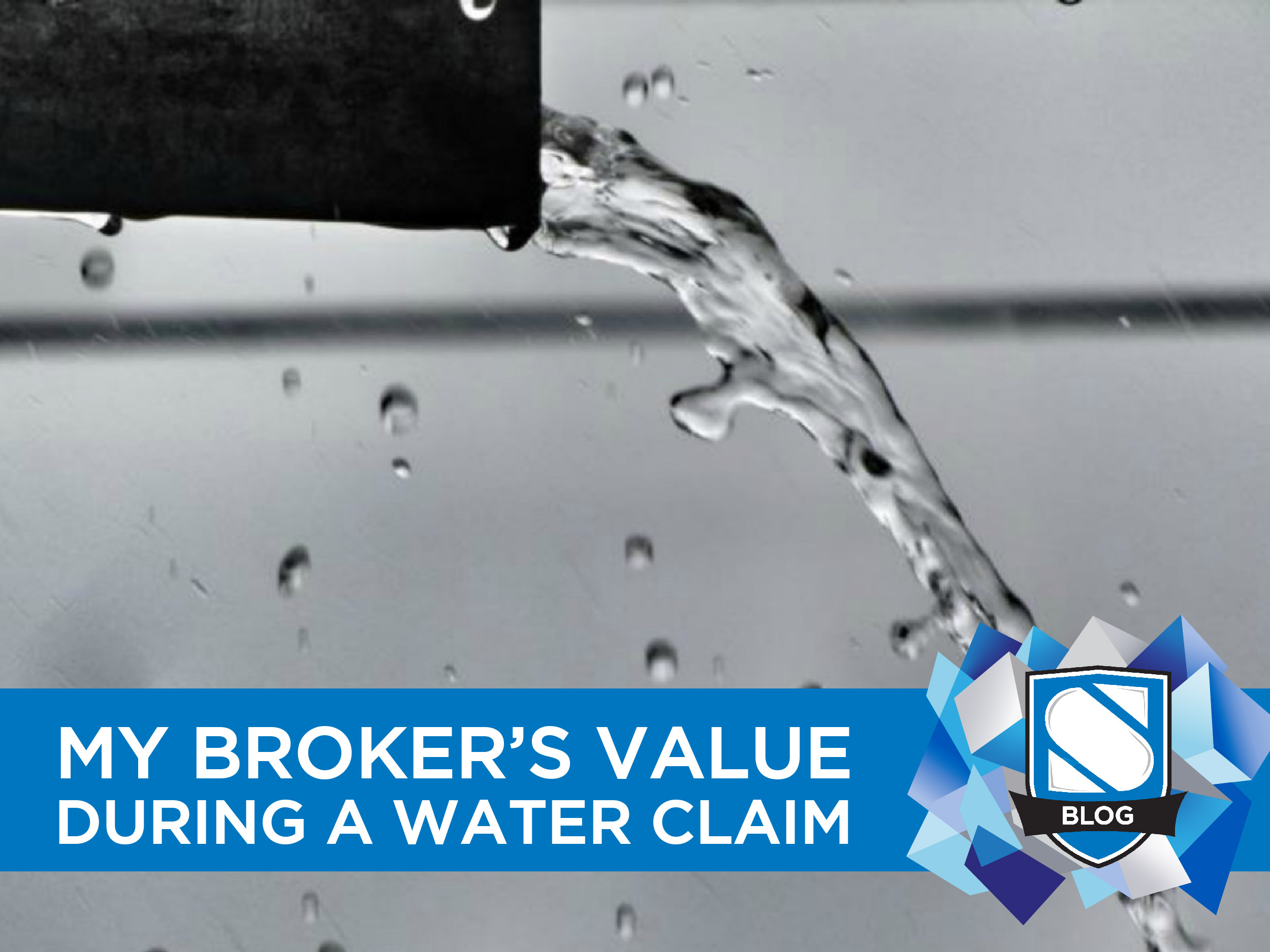 The Value of a Broker during My Water Claim Experience