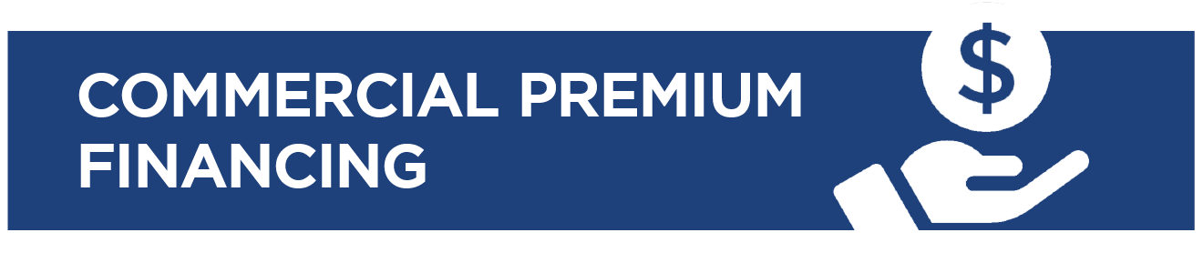 Blue banner with