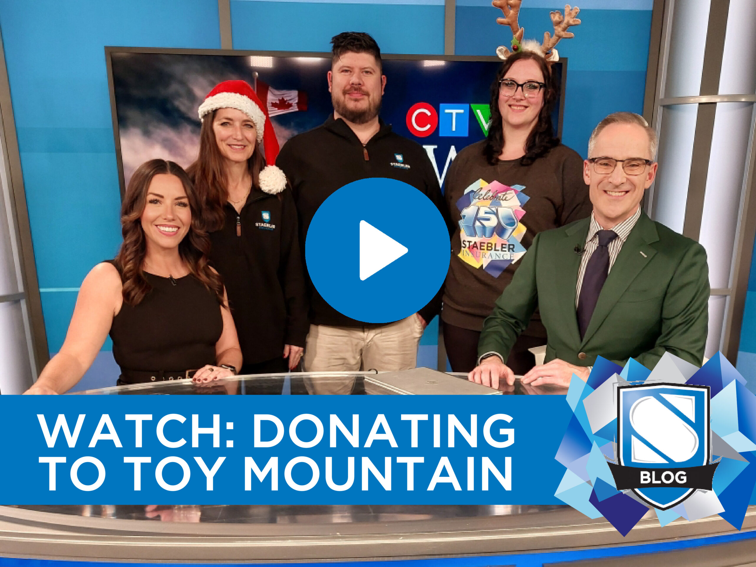 WATCH: Staebler Insurance Helps Kick-start Toy Mountain