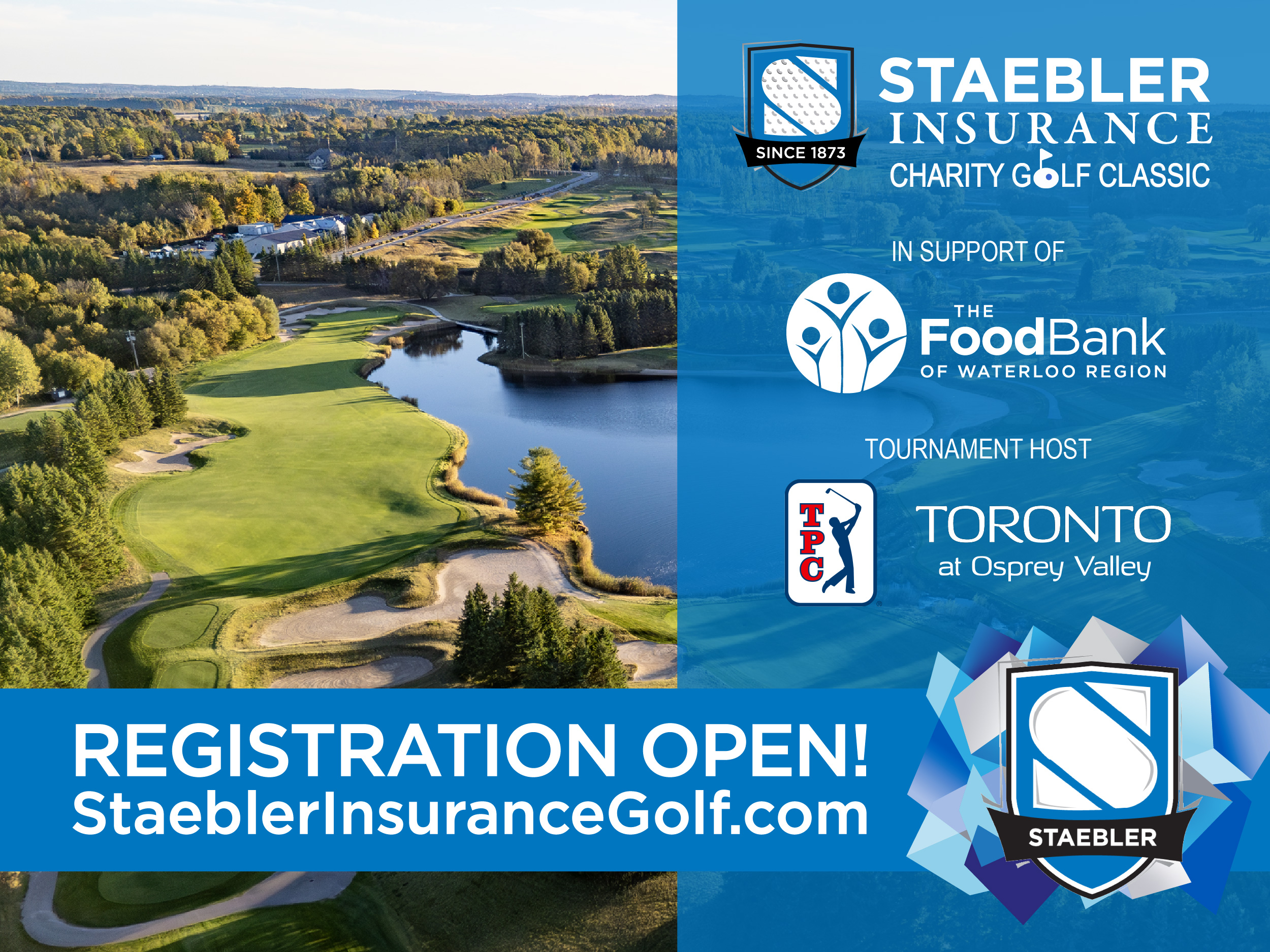 Staebler Insurance to host inaugural golf tournament to support The Food Bank of Waterloo Region